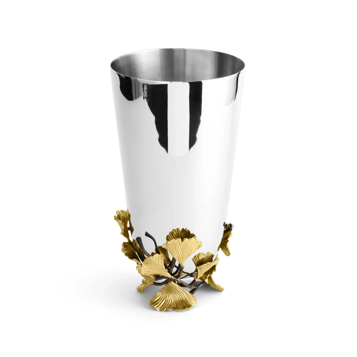 Michael Aram Golden Ginkgo Vase