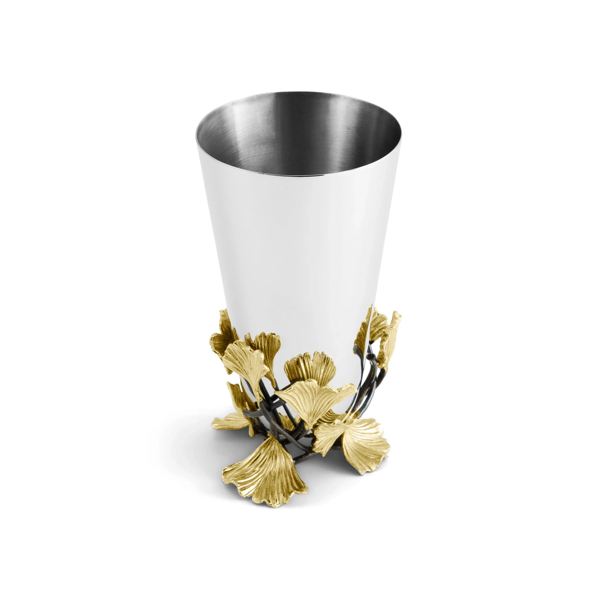 Michael Aram Golden Ginkgo Vase