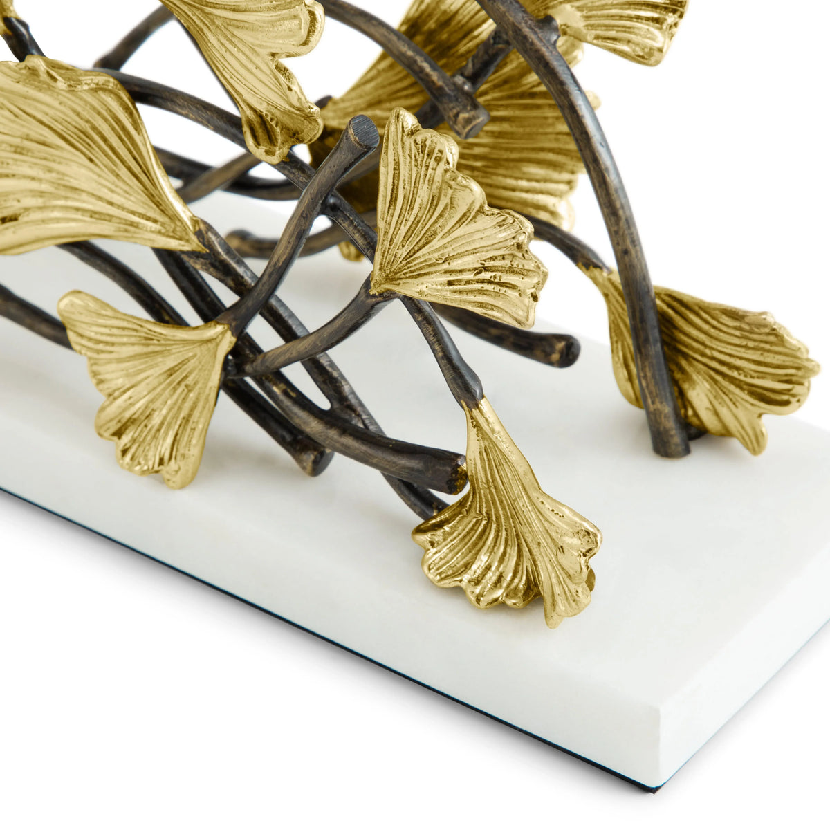 Michael Aram Golden Ginkgo Vertical Napkin Holder
