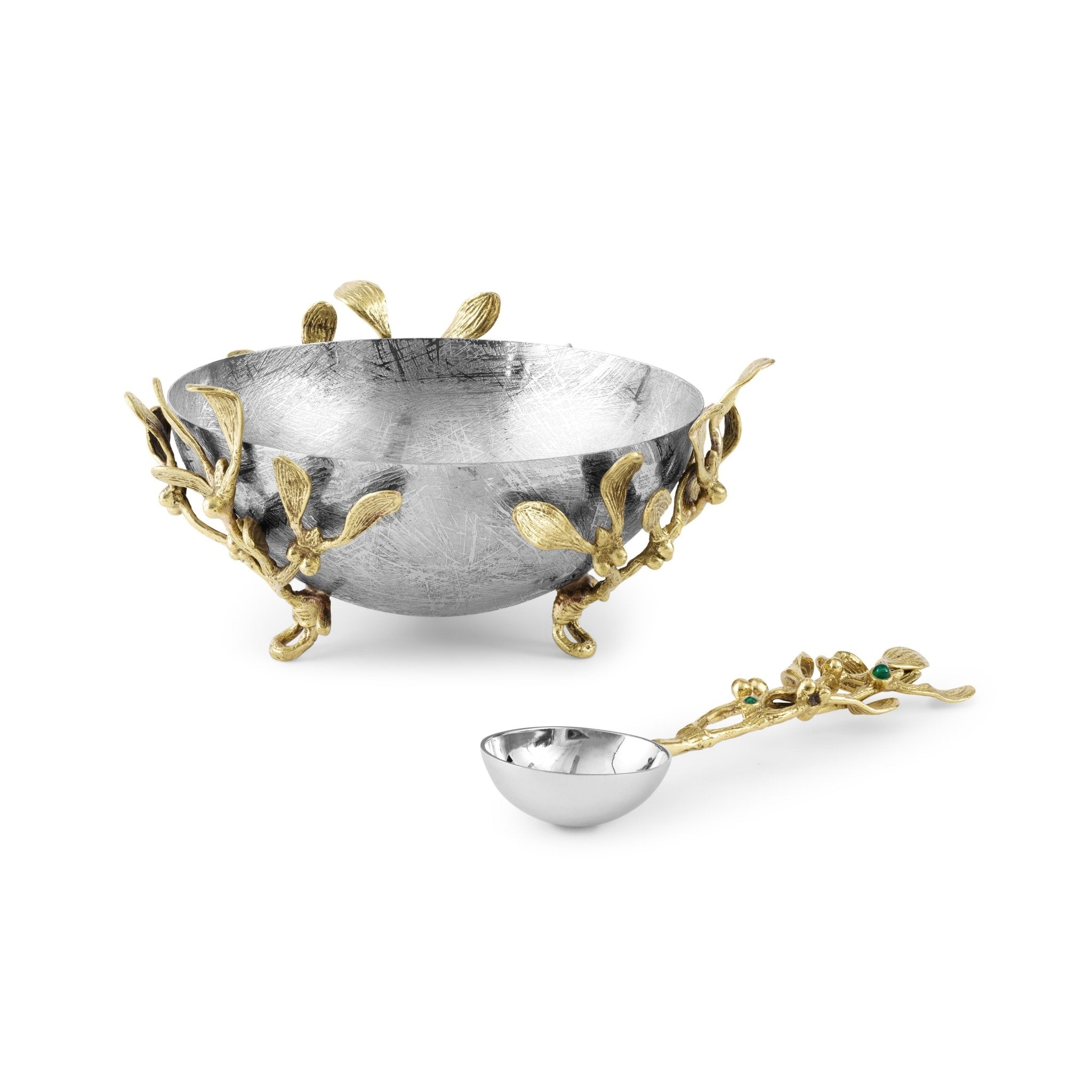 http://michaelaram.com/cdn/shop/products/michael-aram-mistletoe-small-dish-w-spoon-201557.jpg?v=1587750554