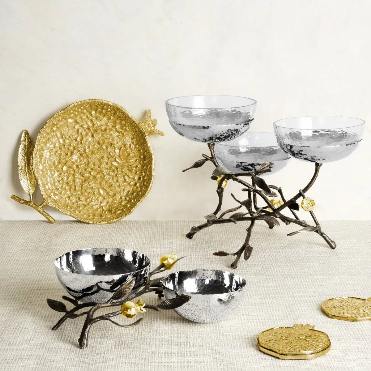 Michael Aram Pomegranate Double Dish