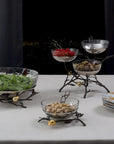 Michael Aram Pomegranate Glass Bowl w/ Spoon
