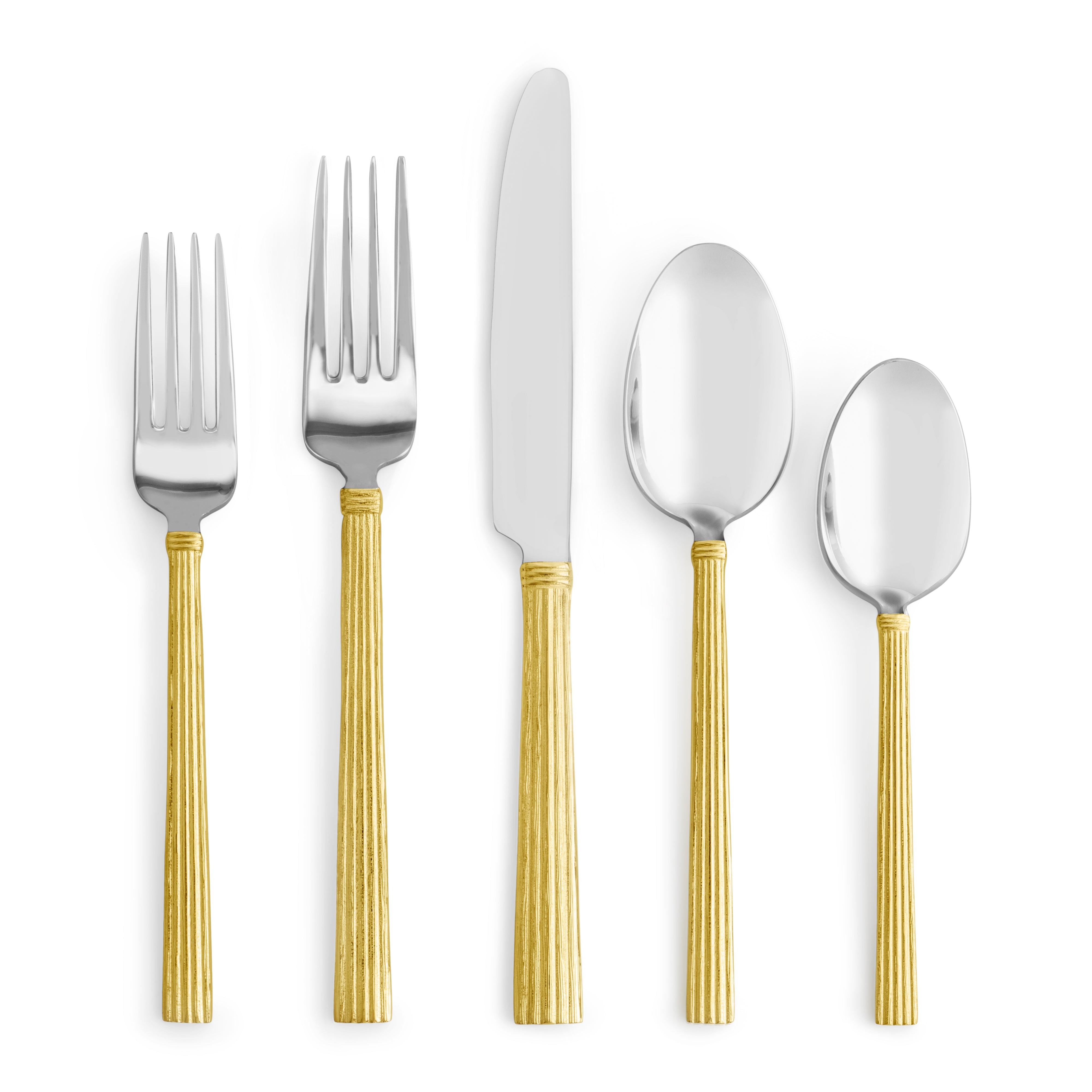 Michael Aram ~ Molten ~ Gold Steak Knife Set (Set of 4), Price