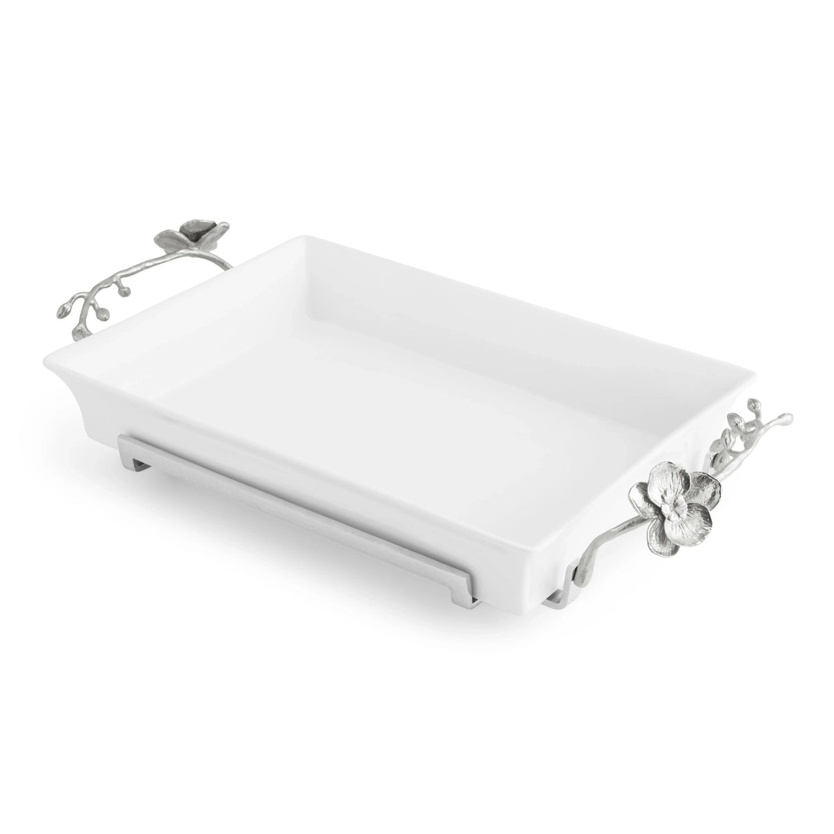 Michael Aram White Orchid Casserole Dish