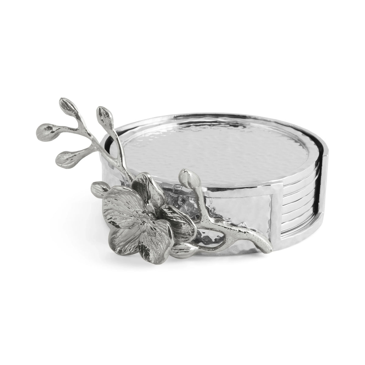 Michael Aram White Orchid Drink Coaster Set