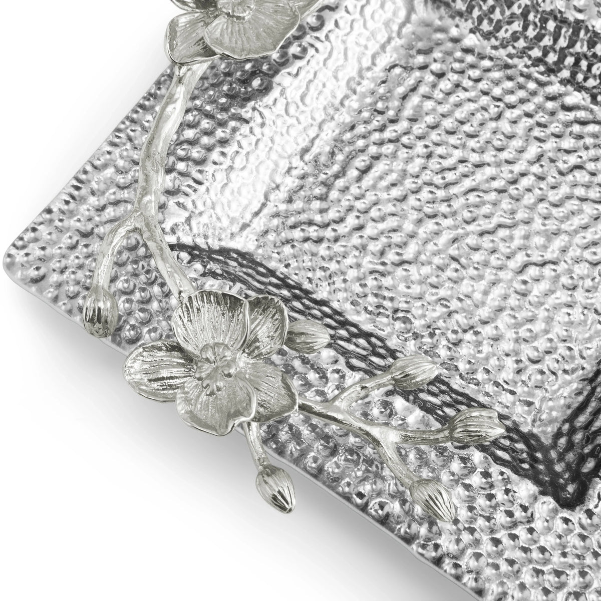 Michael Aram White Orchid Glass Snack Dish