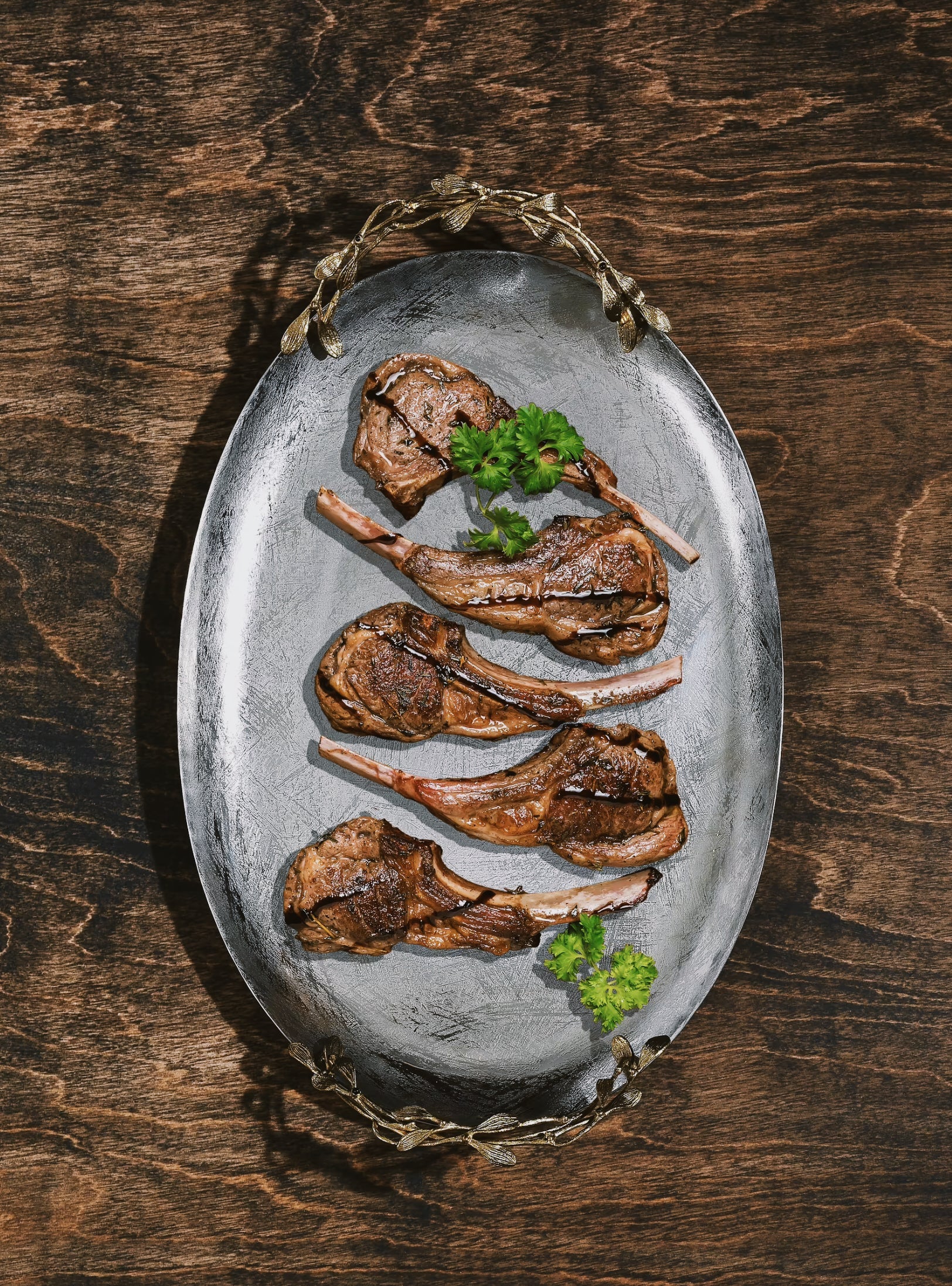 Mediterranean-Inspired Marinated Lamb Chops - Michael Aram