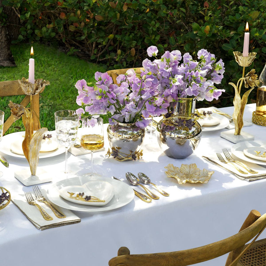 Forget Me Not Michael Aram Outdoor Tablescape