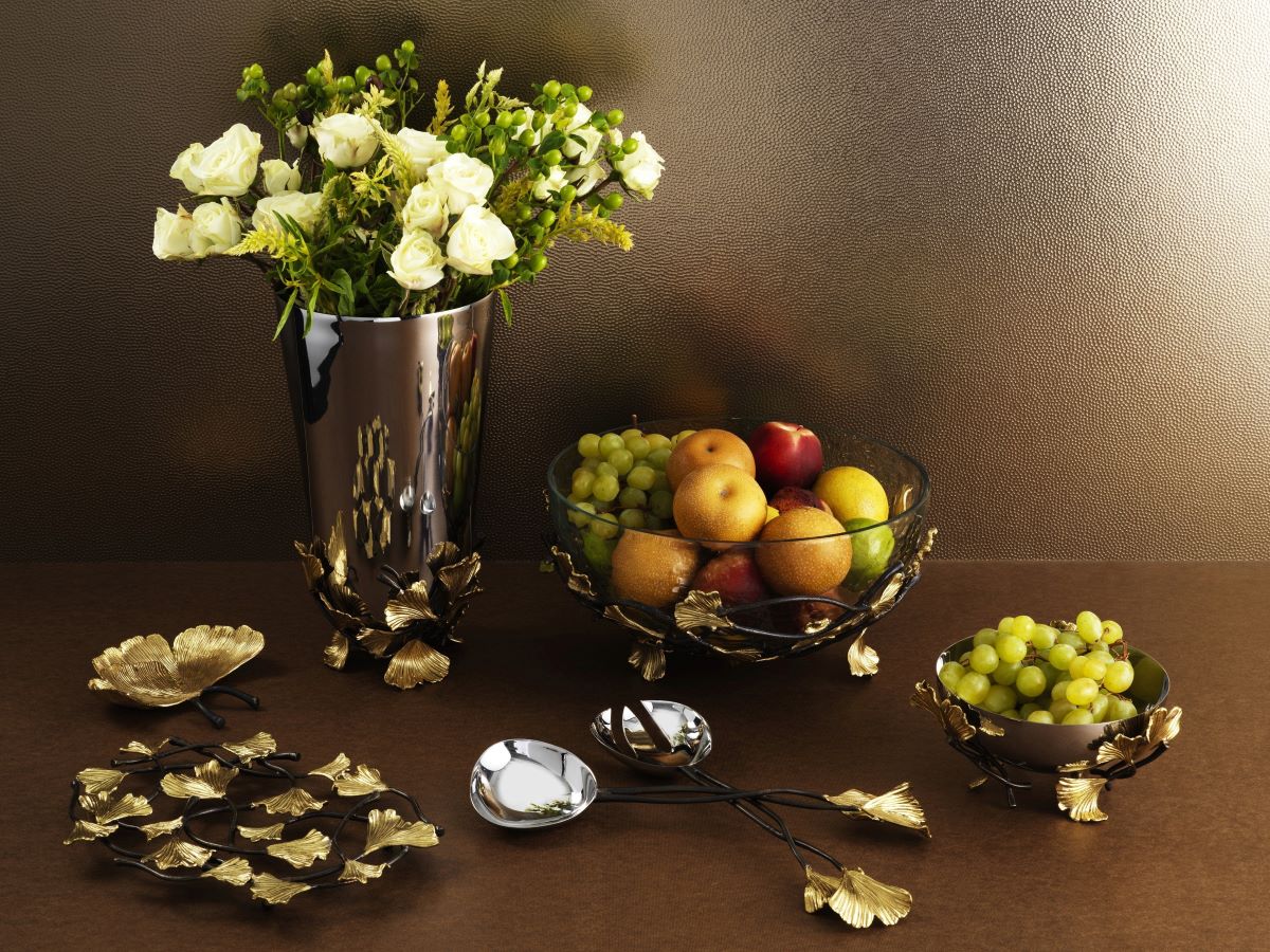 Golden Ginkgo Collection | Michael Aram