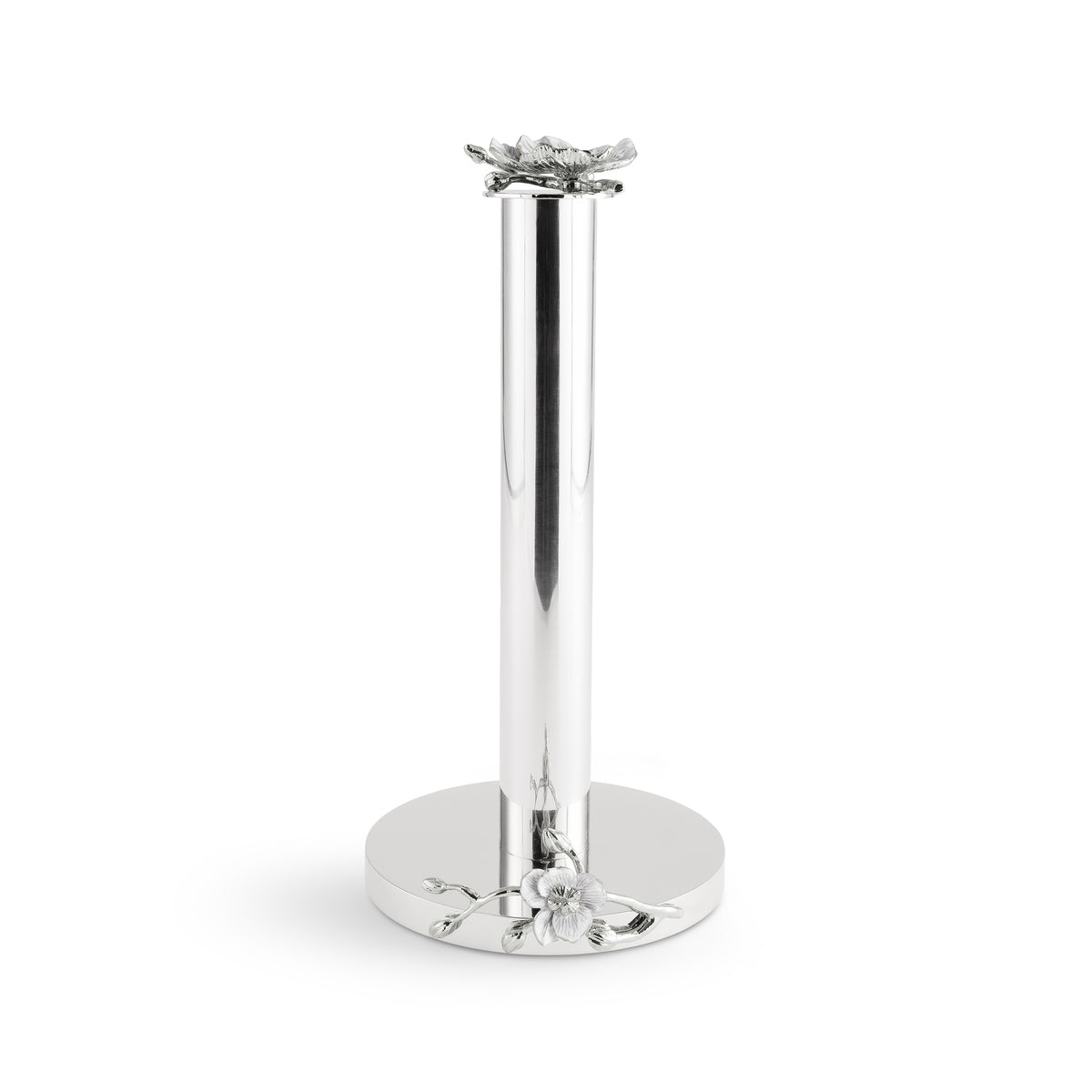 Silver Orchid Paper Towel Holder