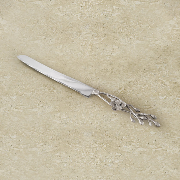 Michael Aram White Orchid Bread Knife