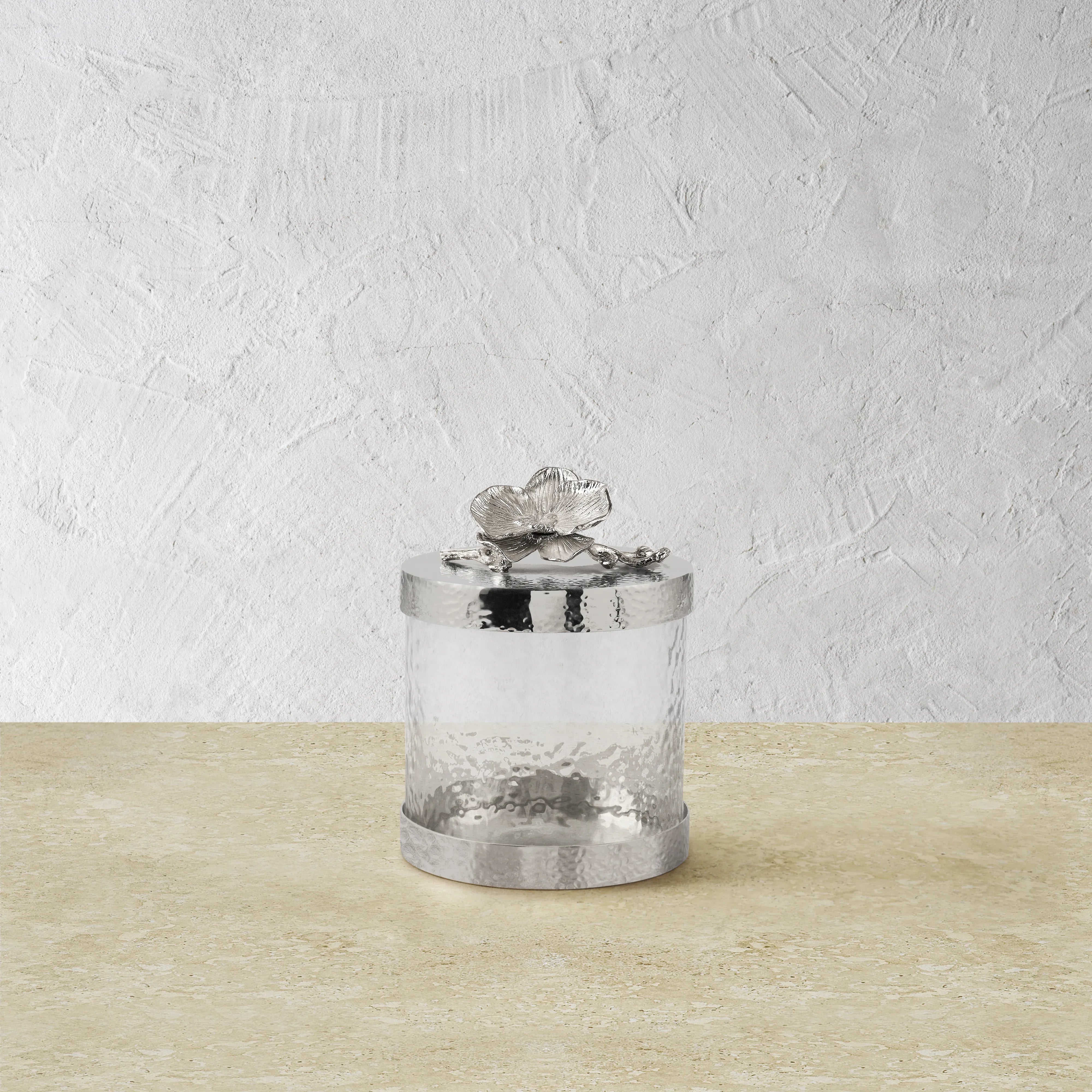 White Orchid Canisters – Michael Aram