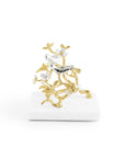 Lovebirds Silver & Gold  Decorative Object