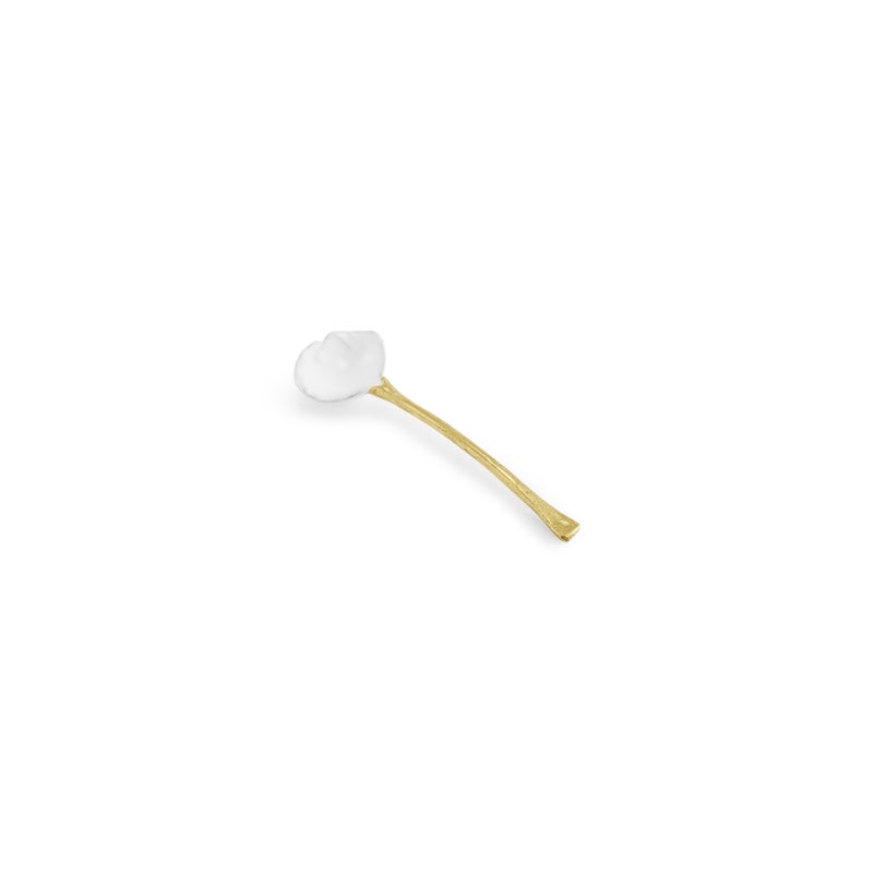 Butterfly Ginkgo Gold Caviar Dish with Spoon