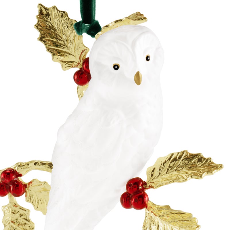 Snow Owl Ornament