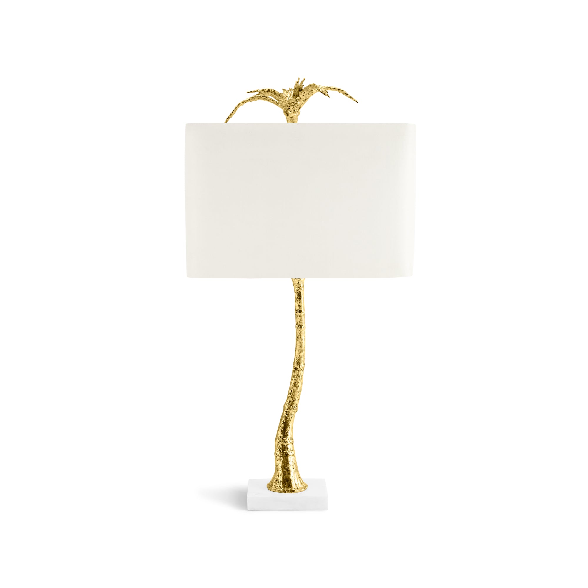 Palm Table Lamp - Marble