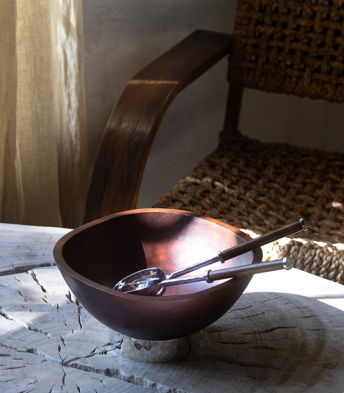 Bowl and Serving Utensils