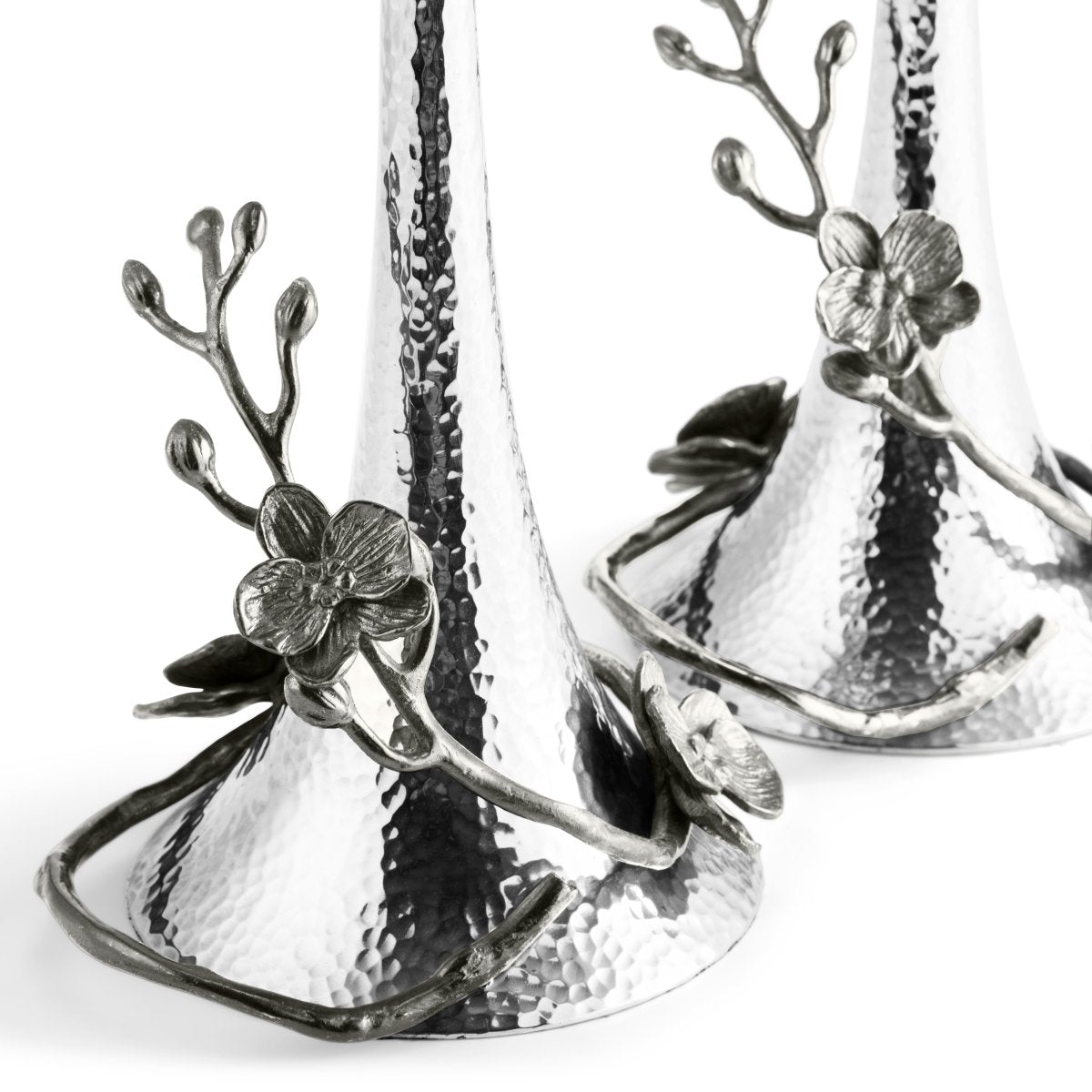 Black Orchid Candle Holders | Michael Aram