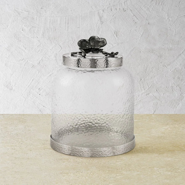 Michael Aram Black Orchid Cookie Jar