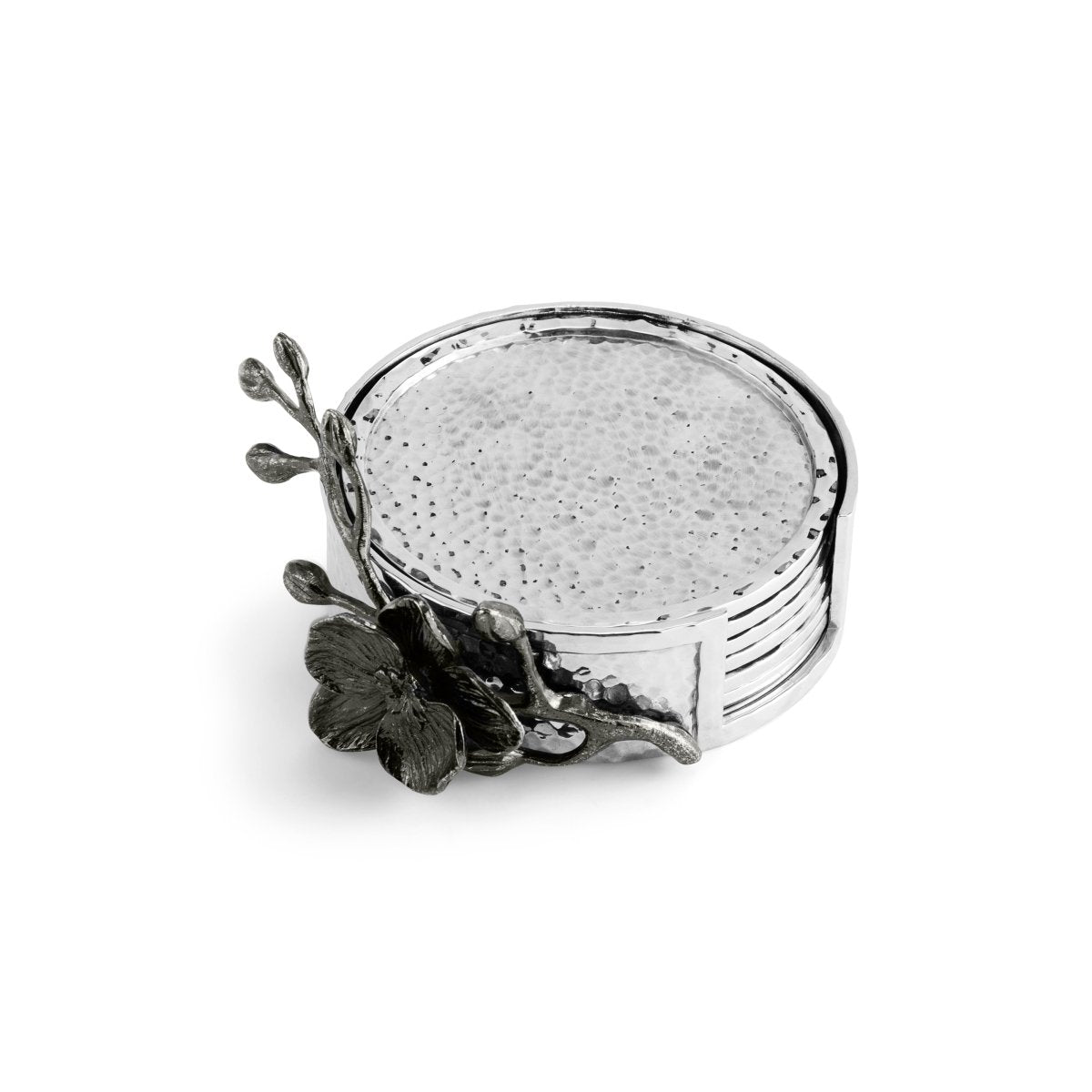 Black Orchid Drink Coaster Set – Michael Aram