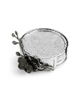 Michael Aram Black Orchid Drink Coaster Set