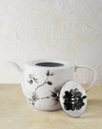 Michael Aram Black Orchid Porcelain Teapot