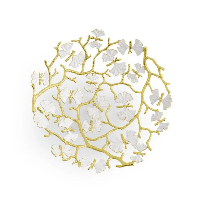 Butterfly Gingko Gold Bread Basket – Michael Aram