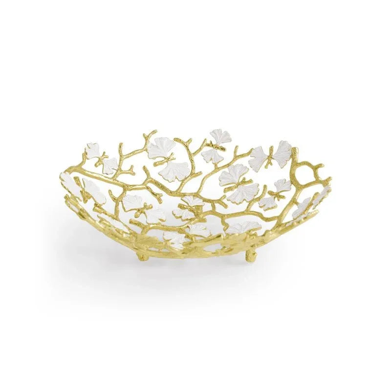 Butterfly Gingko Gold Bread Basket – Michael Aram