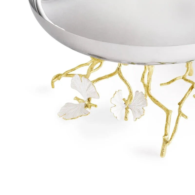 Butterfly Ginkgo Gold Fruit Bowl – Michael Aram