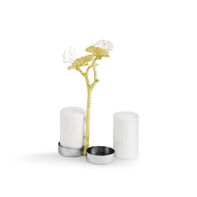 Michael Aram Butterfly Gingko Gold Salt & Pepper Shaker Set