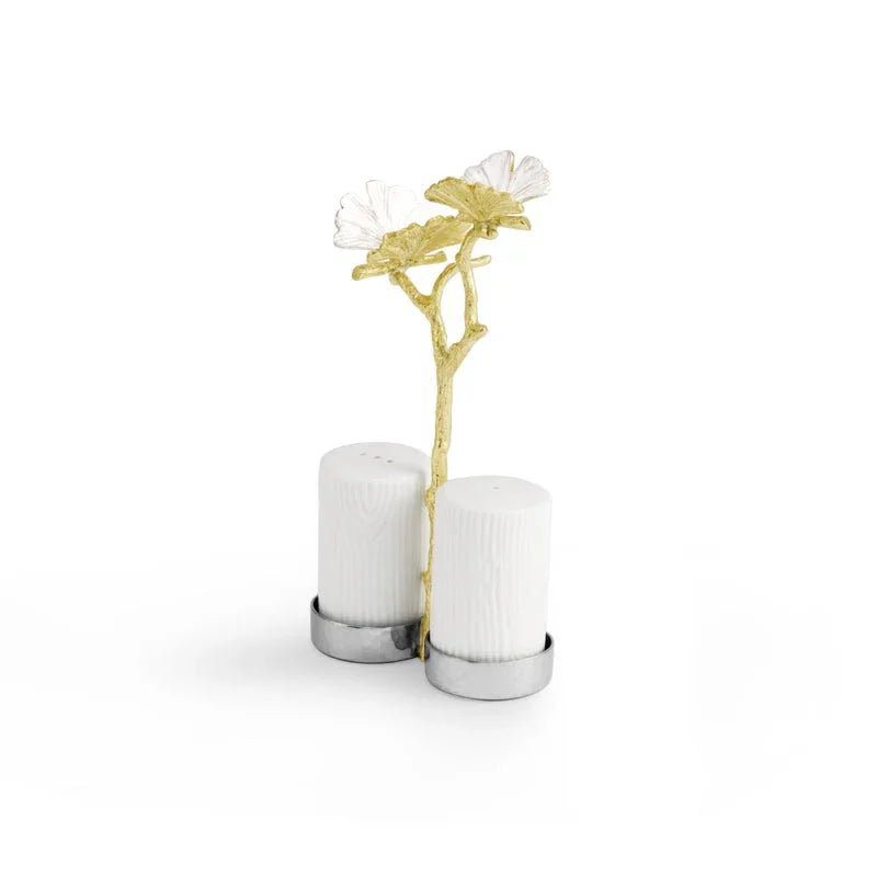 Michael Aram Butterfly Gingko Gold Salt & Pepper Shaker Set