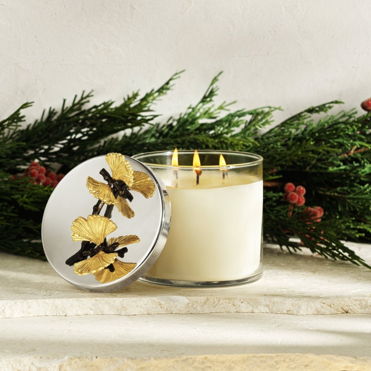 Michael Aram Butterfly Ginkgo Candle