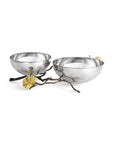 Michael Aram Butterfly Ginkgo Double Bowl