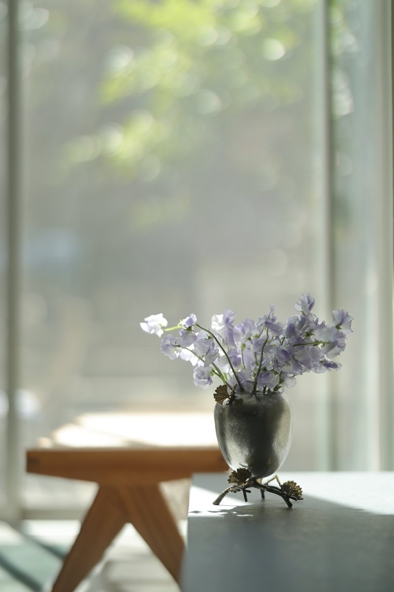 Michael Aram Butterfly Ginkgo Footed Vase