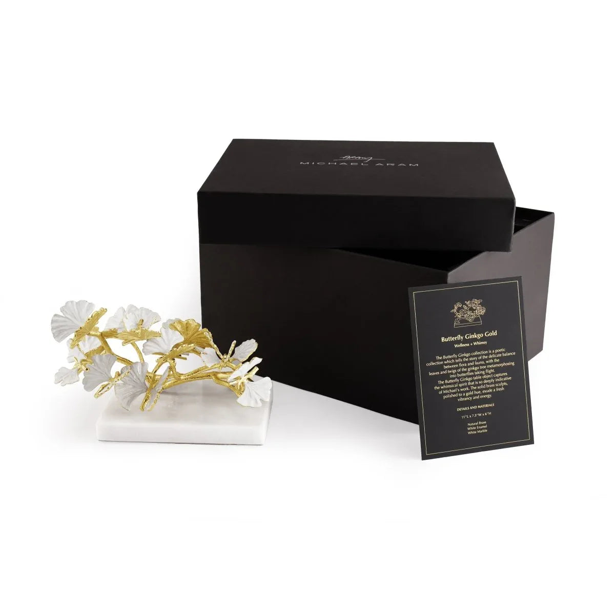 Butterfly Ginkgo Gold Decorative Object – Michael Aram