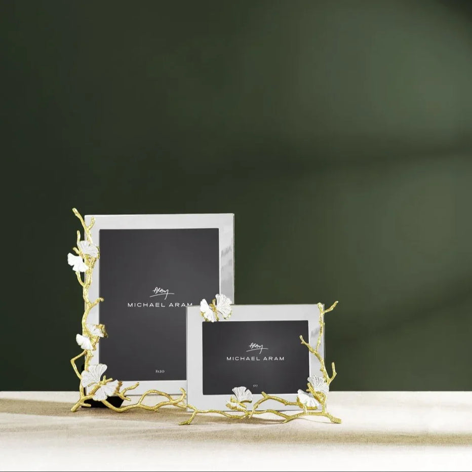 Butterfly Ginkgo Gold Reflective Frame – Michael Aram