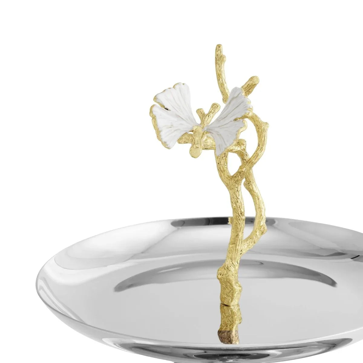 Butterfly Ginkgo Gold Two Tier Etagere – Michael Aram
