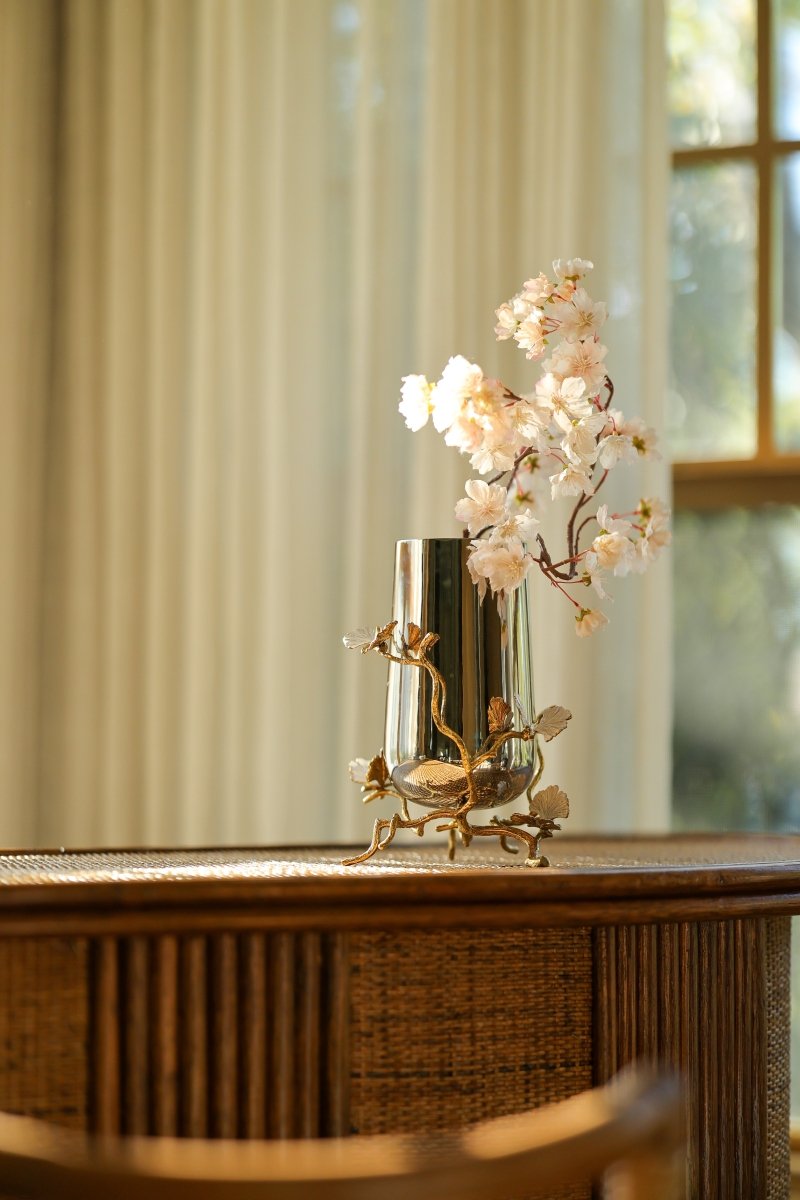 Michael Aram Butterfly Ginkgo Gold Vase