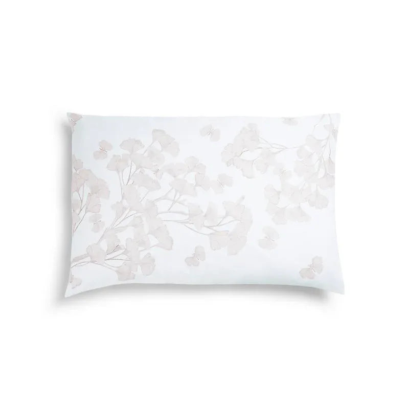 Michael Aram Butterfly Ginkgo Standard Shams - Stone and White
