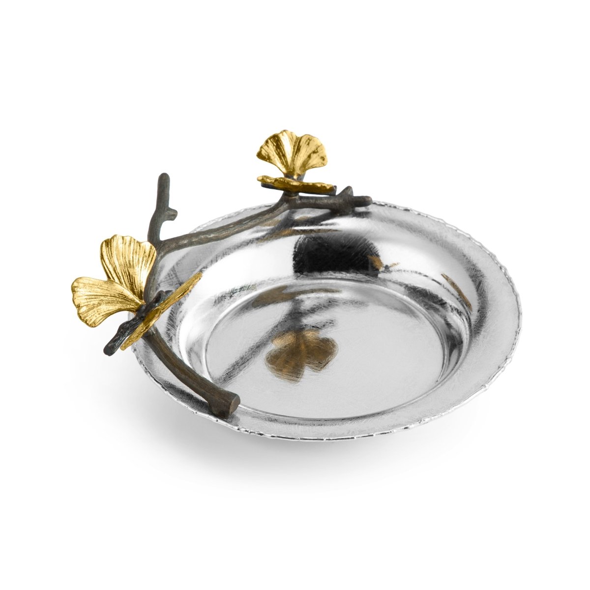 Michael Aram Butterfly Ginkgo Wine Coaster &amp; Stopper