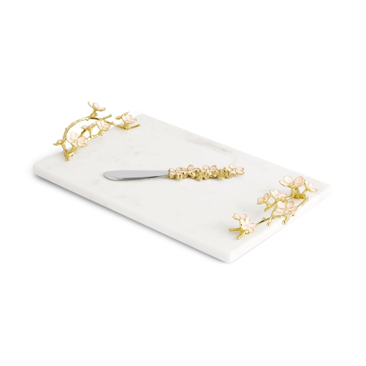 Michael Aram Cherry Blossom Small Cheese Board with Spreader