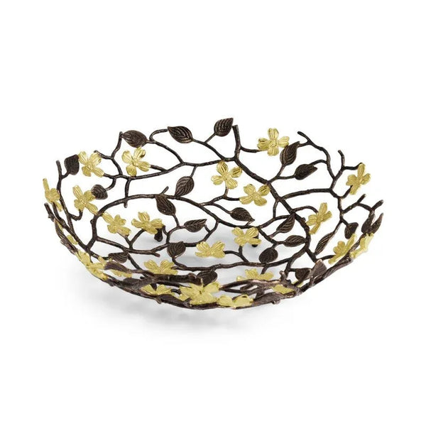 Dogwood Centerpiece Basket – Michael Aram