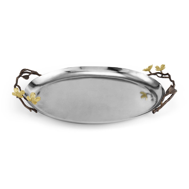 Michael Aram Dogwood Oval Tray