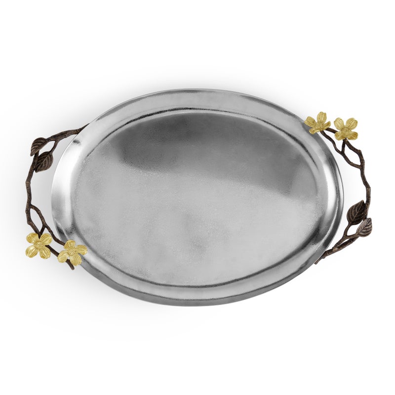 Michael Aram Dogwood Oval Tray