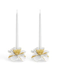 Michael Aram Gardenia Candleholders S/2