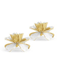 Michael Aram Gardenia Candleholders S/2