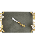 Michael Aram Gardenia Cheeseboard with Knife