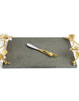 Michael Aram Gardenia Cheeseboard with Knife