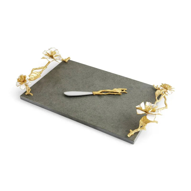 Gardenia Cheeseboard with Knife – Michael Aram