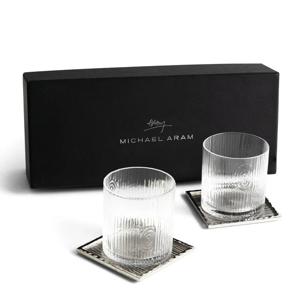 Ivy & Oak Glass and Coaster Gift Set of 2 – Michael Aram